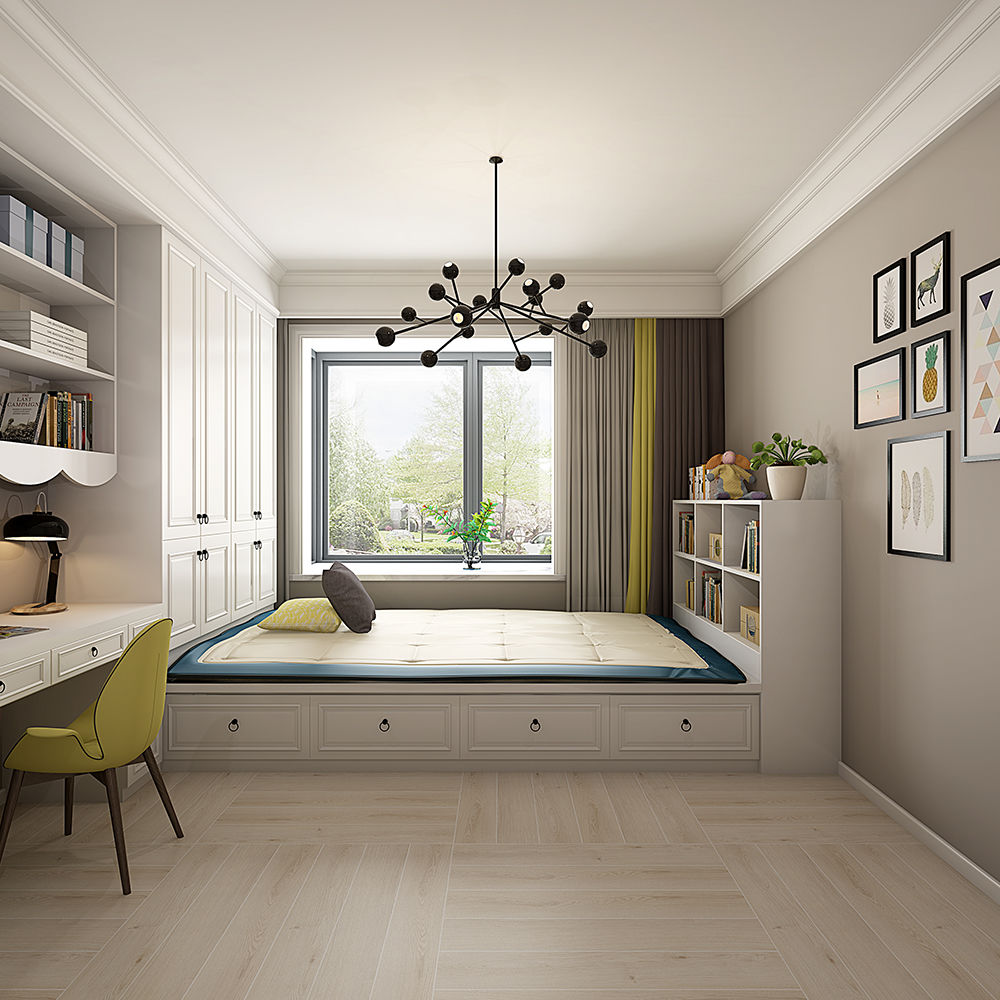 Tile-French oak - light yellow