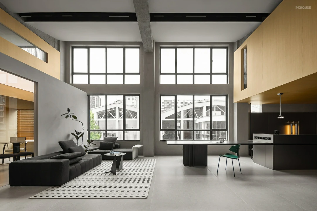 Customized industrial-style office